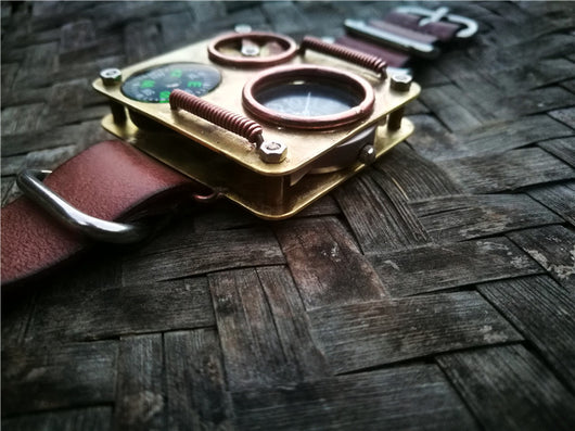 Reloj Estilo Gótico Turbo con Caja de Cobre - Image 18