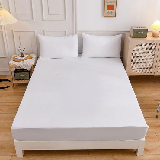 Juego de Sábanas de Algodón para Estudiantes - Sábana Ajustable y Funda de Almohada - Image 4