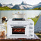 Horno y Estufa Portátil 2 en 1 a Gas para Exterior