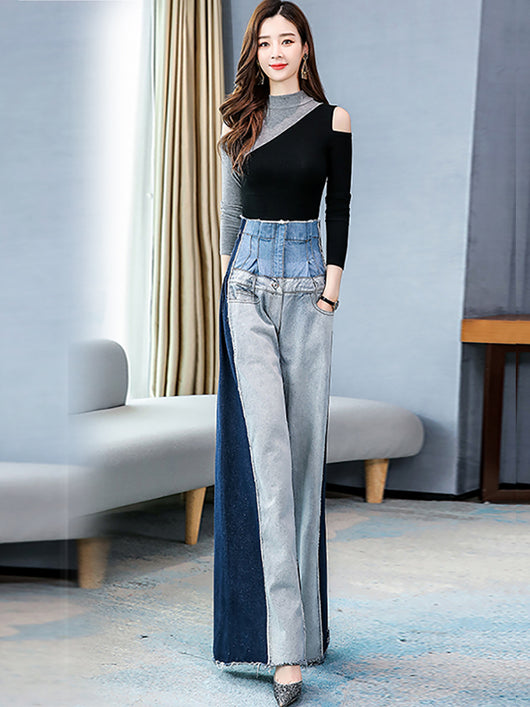 Conjunto Profesional Pantalón Ancho y Blusa Elegante - Image 8