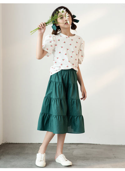 Conjunto de Culotes Morandi para Niñas y Adolescentes - Estilo Coreano Casual - Image 9