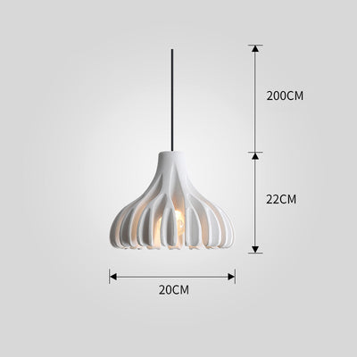 Lámpara Colgante Nórdica de Resina Creativa para Dormitorio y Salón - Image 11