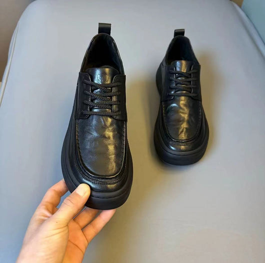 Zapatos de Cuero Ligeros para Hombre con Suela Suave y Cómoda - Image 8