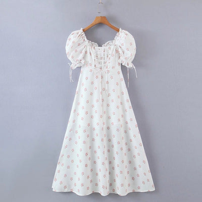 Vestido Corto Ajustado con Abertura y Manga Corta - Image 5