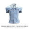 Camisa Denim Ajustada Efecto Reductor con Diseño Moderno
