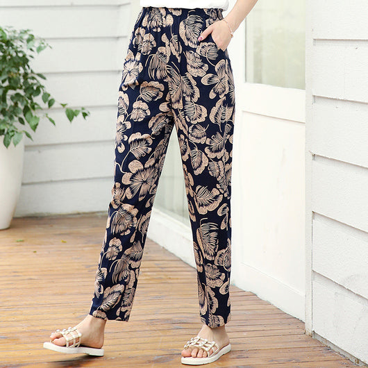 Pantalones Talla Grande de Algodón y Seda - Sección Ligera - Image 34