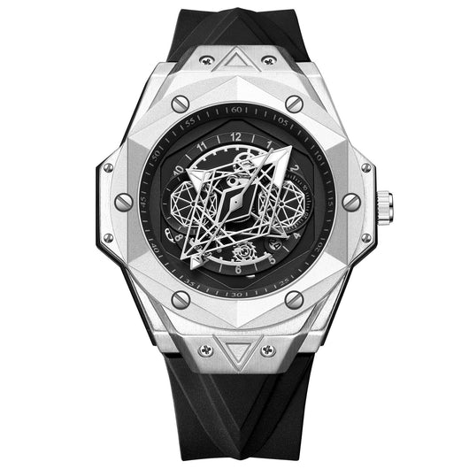 Reloj de Cuarzo para Hombre Resistente al Agua con Correa de Silicona - Image 3