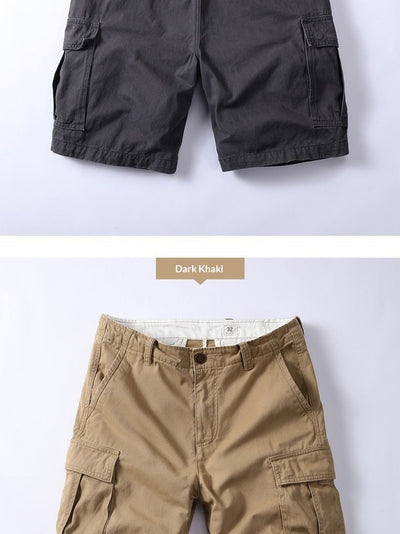 Pantalones Cargo Retro Holgados para Hombre con Múltiples Bolsillos - Image 9