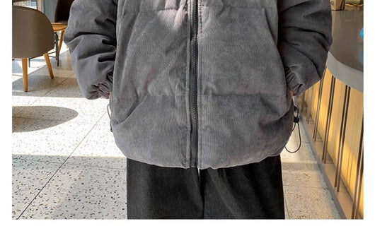 Abrigo Hombre Retro Oversized con Cuello Alto Reforzado - Image 10