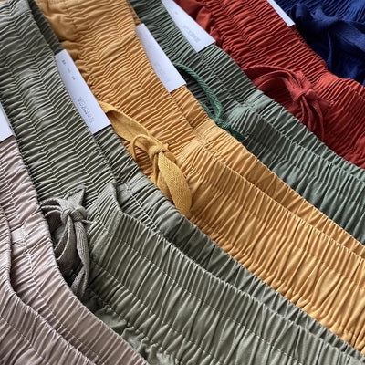 Pantalones Cortos Casuales de Algodón Puro con Cintura Elástica para Hombre - Image 15