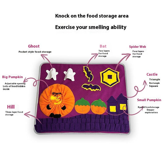 Tapete de Enriquecimiento Halloween para Perros y Gatos - Antideslizante - Image 10