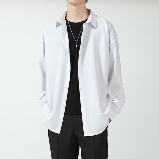 Camisa Hombre Fresca Sin Arrugas Primavera Verano - Image 3
