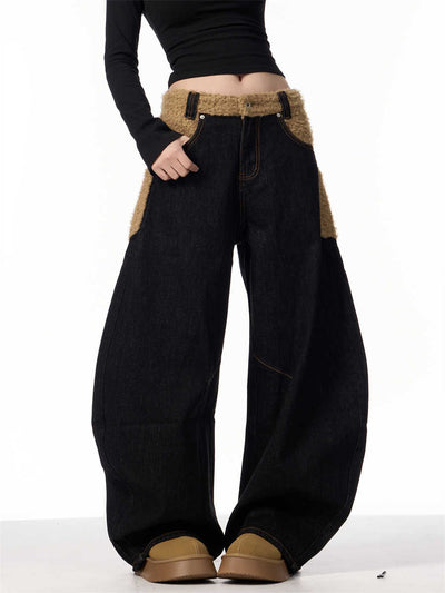 Jeans para Mujer con Diseño Retro Invertido y Costuras Decorativas - Image 2