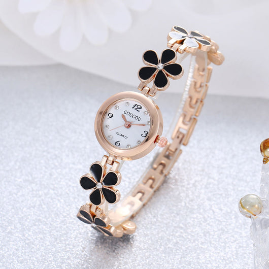 Reloj de Pulsera Cuarzo con Diseño Floral para Mujer - Image 37