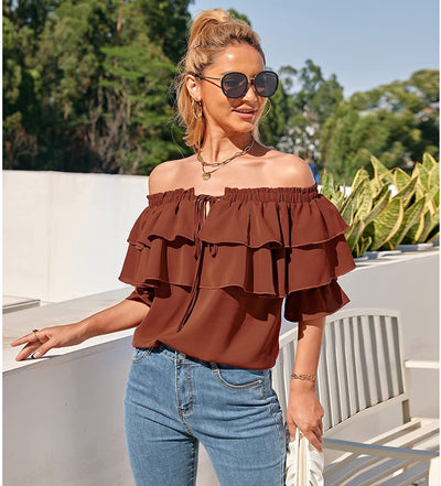 Blusa Casual de Manga Larga Superpuesta para Mujer - Image 12