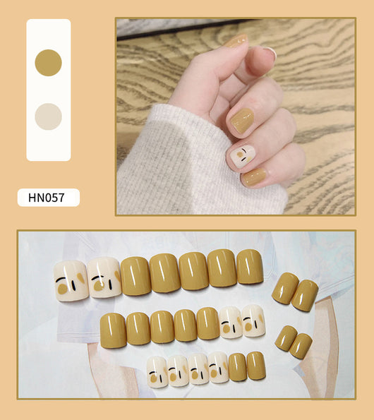Uñas Postizas Decoradas Adhesivas - Diseño Profesional Listo para Usar - Image 6
