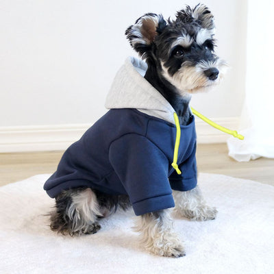 Sudadera con Capucha para Mascotas - Diseño Bicolor Moderno - Image 3