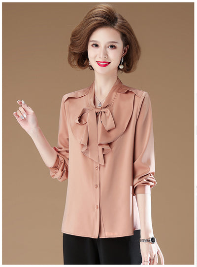 Blusa Occidental Fruncida de Primavera para Mamá - Image 7