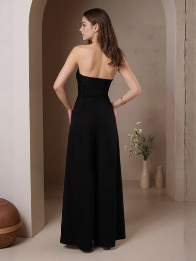 Jumpsuit Halter Colorblock para Mujer - Diseño Francés Elegante - Image 8