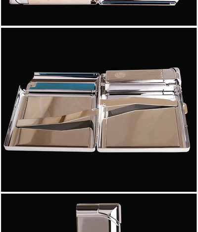 Estuche Premium para Cigarrillos en Cuero con Encendedor Resistente al Viento - Image 16