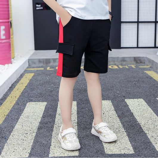Pantalones Deportivos Cortos de Algodón para Niños - Diseño Moderno y Cómodo - Image 4