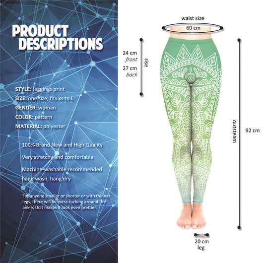 Pantalones Capri Estampado Totem - Comodidad de 9 Minutos - Image 11