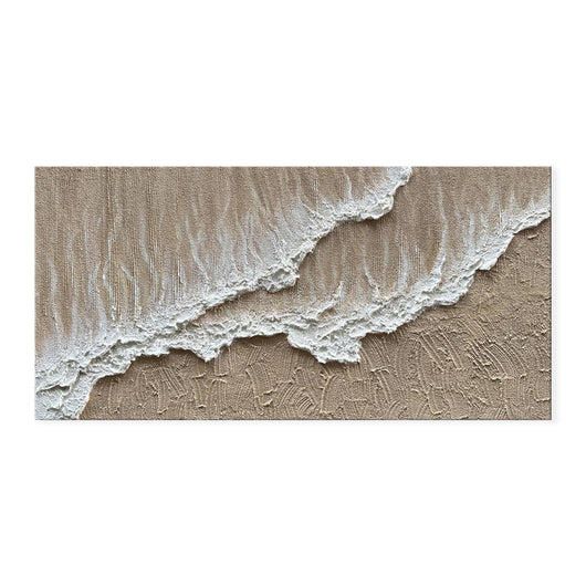 Cuadro Abstracto Texturizado Óleo Hecho a Mano - Paisaje Marrón para Sala de Estar - Image 3