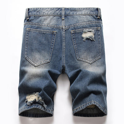 Pantalones Vaqueros Rotos Estilo Retro Europeo y Americano - Image 16