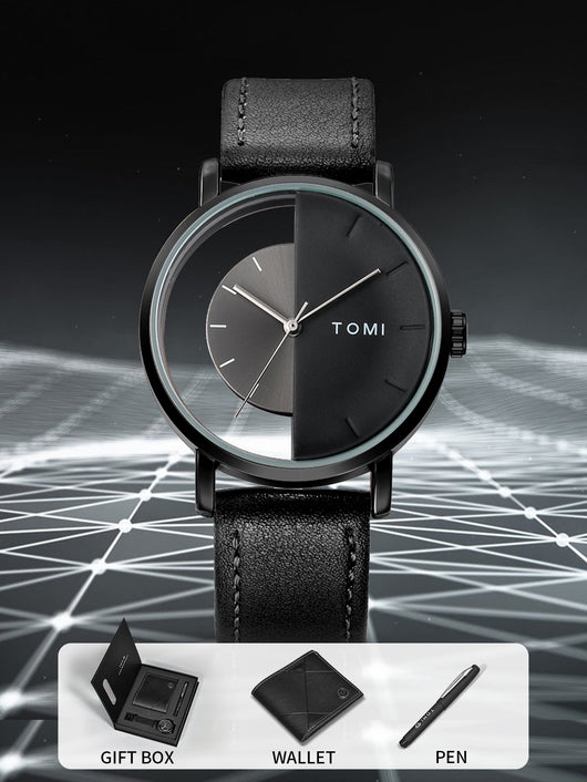 Conjunto Reloj de Cuarzo y Cartera para Hombre Ejecutivo - Image 9