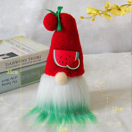 Muñeca Decorativa Sin Rostro con Diseño de Frutas Adorables - Image 4