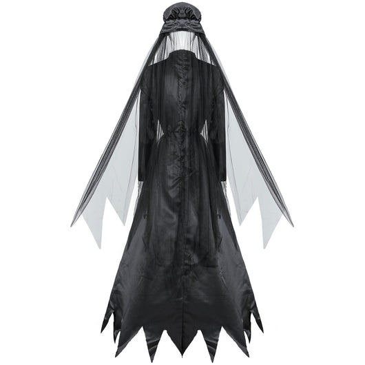 Disfraz de Novia Fantasma Vampiro para Halloween - Traje Cosplay Terrorífico Completo - Image 16
