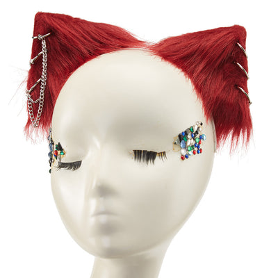 Diadema Gótica de Orejas de Gato Artesanal - Image 2