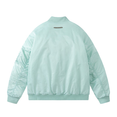 Chaqueta Acolchada Deportiva con Cuello Alto y Mangas Plisadas para Hombre - Image 2