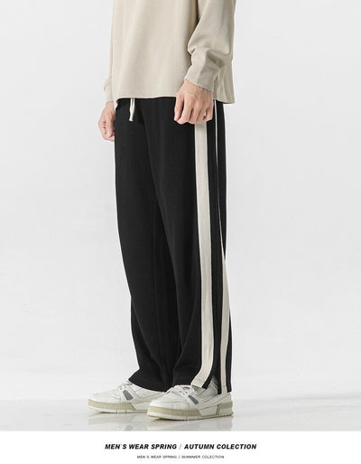 Pantalones Casuales Hombre Rayas Finas - Image 14