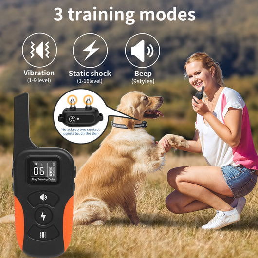 Collar Eléctrico Adiestramiento Perros Recargable Impermeable Control Remoto - Image 9