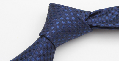 Corbata Azul Marino Degradado Cuadros 7cm - Elegancia Casual para Negocios - Image 12