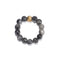 4MM Flash Stone Elastic Bracelet Ring Set Ring