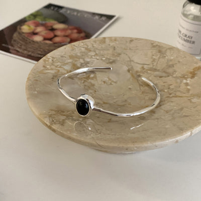 Pulsera de Aguamarina Elegante con Efecto Frío para Mujer - Image 4