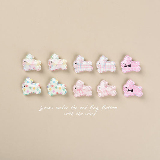 Clips y Diademas Infantiles Conejo y Pato - Diseño Adorable