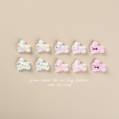 Clips y Diademas Infantiles Conejo y Pato - Diseño Adorable