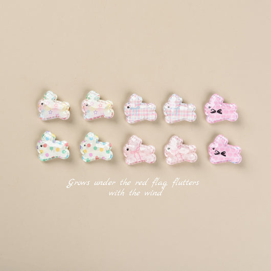 Clips y Diademas Infantiles Conejo y Pato - Diseño Adorable