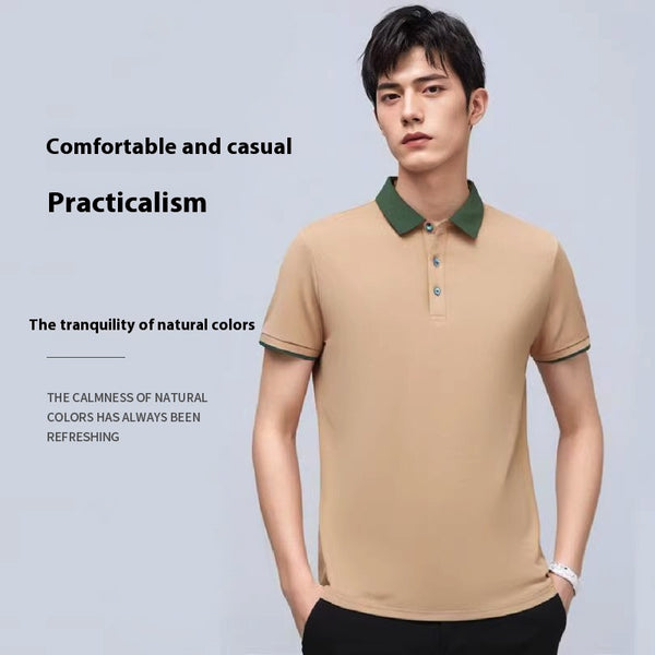 Polo con Solapa de Contraste