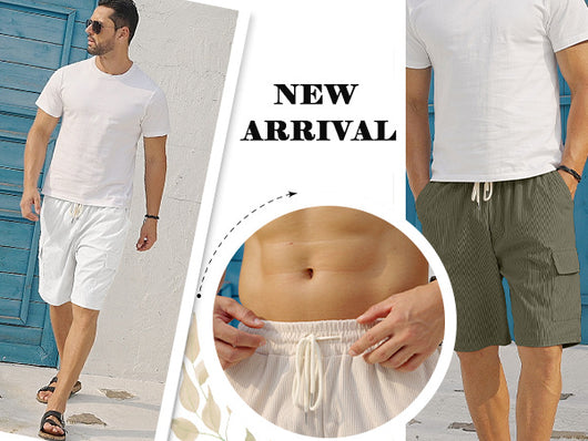 Shorts de Pana para Hombre con Múltiples Bolsillos - Image 23