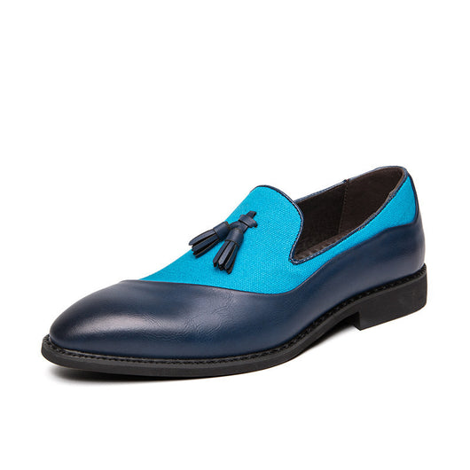 Zapatos de Cuero Casual con Punta Afilada para Hombre - Image 11
