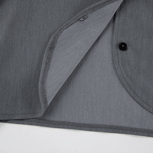 Conjunto de Pantalón Ancho y Blusa Gris de Manga Larga Cintura Alta Efecto Reductor - Image 21