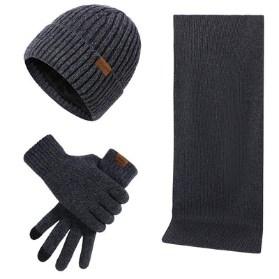 Conjunto Invernal de 3 Piezas: Gorro, Bufanda y Guantes de Lana Gruesa Multicolor - Image 5