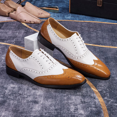 Zapatos Oxford Puntiagudos para Hombre - Estilo Europeo Elegante - Image 3