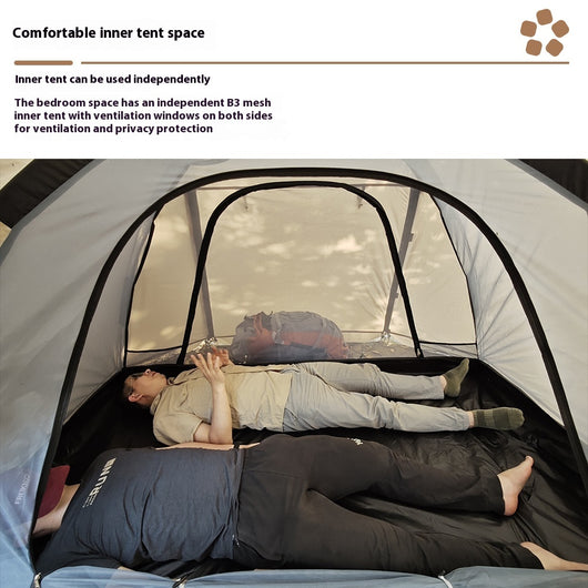 Carpa Túnel para Camping con Domo Extensible - Image 7