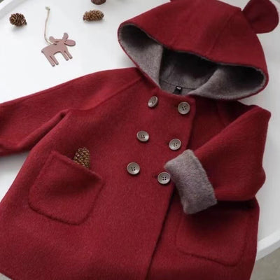 Abrigo Reversible de Lana Cachemira Doble Cara para Otoño e Invierno - Image 12