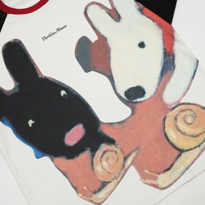 Playera de Algodón para Hombre con Estampado Abstracto Cartoon - Image 4